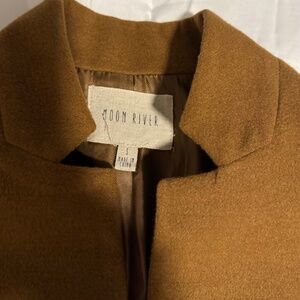 Women Wool mid length Coat-Camel size S.
